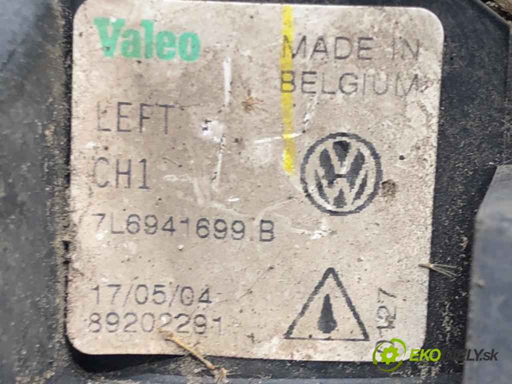 VW TOUAREG (7LA, 7L6, 7L7) 2002 - 2013    5.0 V10 TDI 230 kW [313 KM] olej napędowy 2002 - 2010  hmlové svetlo, hmlovka levý přední část 7L6941699B