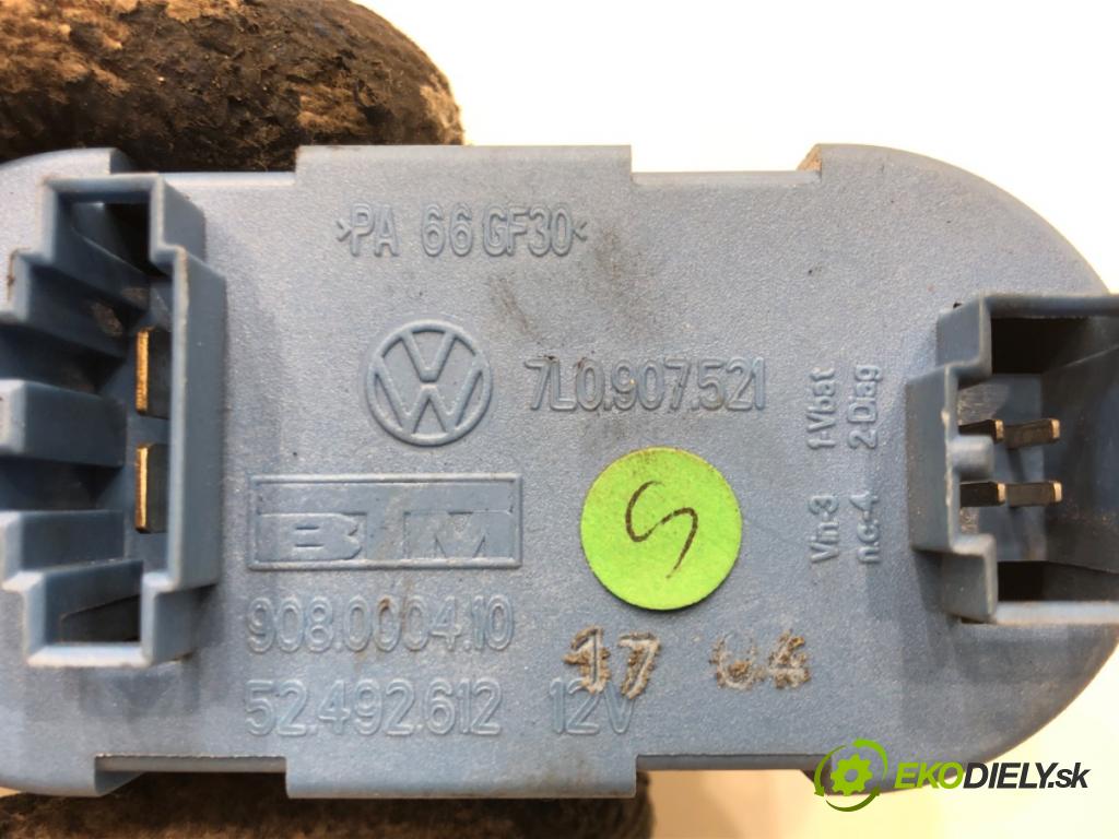 VW TOUAREG (7LA, 7L6, 7L7) 2002 - 2013    5.0 V10 TDI 230 kW [313 KM] olej napędowy 2002 - 2010  odpor rezistor topení vzduchu 7L0907521 (Odpory topení)
