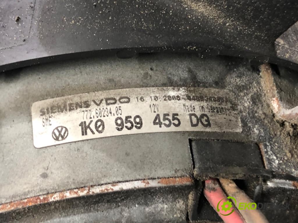 VW PASSAT B6 Variant (3C5) 2005 - 2011    1.9 TDI 77 kW [105 KM] olej napędowy 2005 - 2010  Ventilátor klimatizácie 1K0959455DG (Ventilátory chladičov klimatizácie)