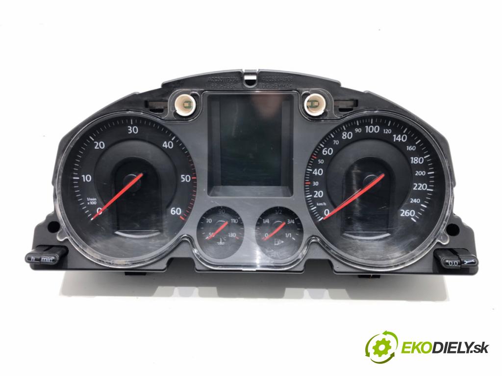 VW PASSAT B6 Variant (3C5) 2005 - 2011    1.9 TDI 77 kW [105 KM] olej napędowy 2005 - 2010  Prístrojovka A2C53194181 (Prístrojové dosky, displeje)