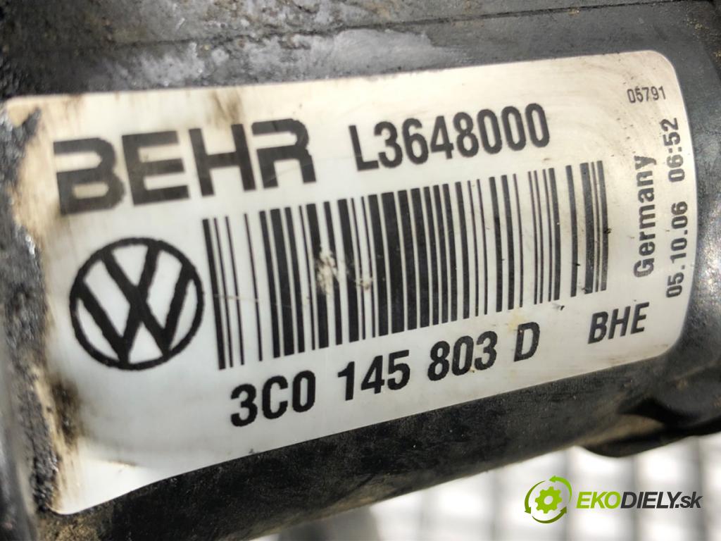 VW PASSAT B6 Variant (3C5) 2005 - 2011    1.9 TDI 77 kW [105 KM] olej napędowy 2005 - 2010  intercooler 3C0145803D (Chladiče nasávaného vzduchu (intercoolery))