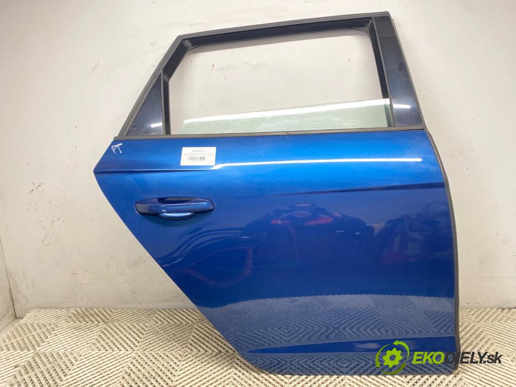 SEAT LEON III liftback 2015 77 kW 1.6 TDI 1598 Dvere pravy zad LW5P