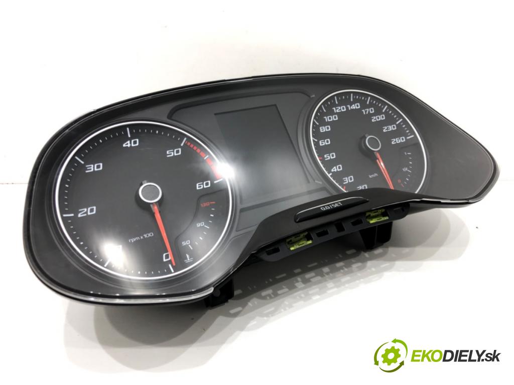 SEAT LEON (5F1) 2012 - 2022    1.6 TDI 77 kW [105 KM] olej napędowy 2012 - 2022  Prístrojovka 5F0920872A (Prístrojové dosky, displeje)