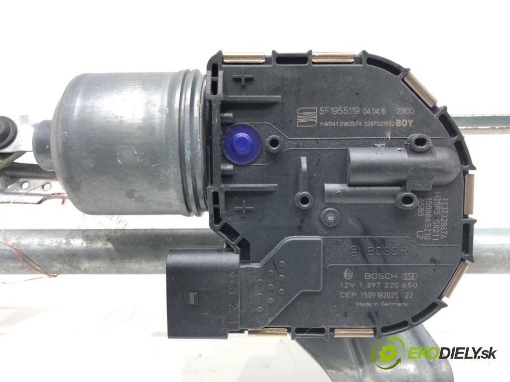 SEAT LEON (5F1) 2012 - 2022    1.6 TDI 77 kW [105 KM] olej napędowy 2012 - 2022  Mechanizmus stieračov predný 5F1955023A (Motorčeky stieračov predné)