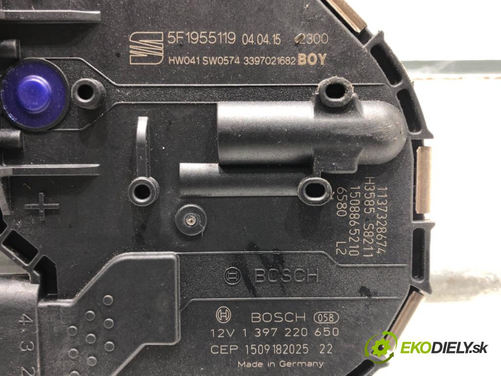 SEAT LEON (5F1) 2012 - 2022    1.6 TDI 77 kW [105 KM] olej napędowy 2012 - 2022  Mechanizmus stieračov predný 5F1955023A (Motorčeky stieračov predné)