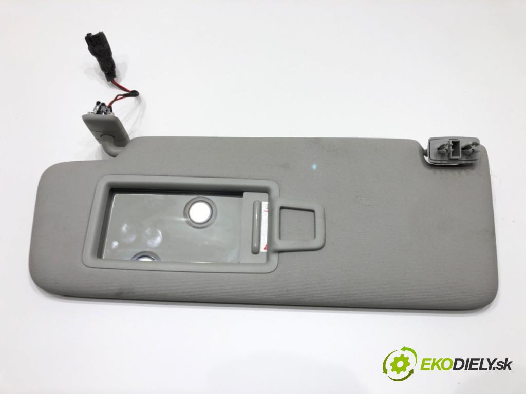 SEAT LEON (5F1) 2012 - 2022    1.6 TDI 77 kW [105 KM] olej napędowy 2012 - 2022  Clona slnečná ľavy 