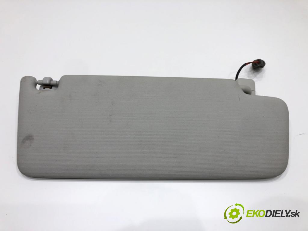SEAT LEON (5F1) 2012 - 2022    1.6 TDI 77 kW [105 KM] olej napędowy 2012 - 2022  Clona slnečná ľavy