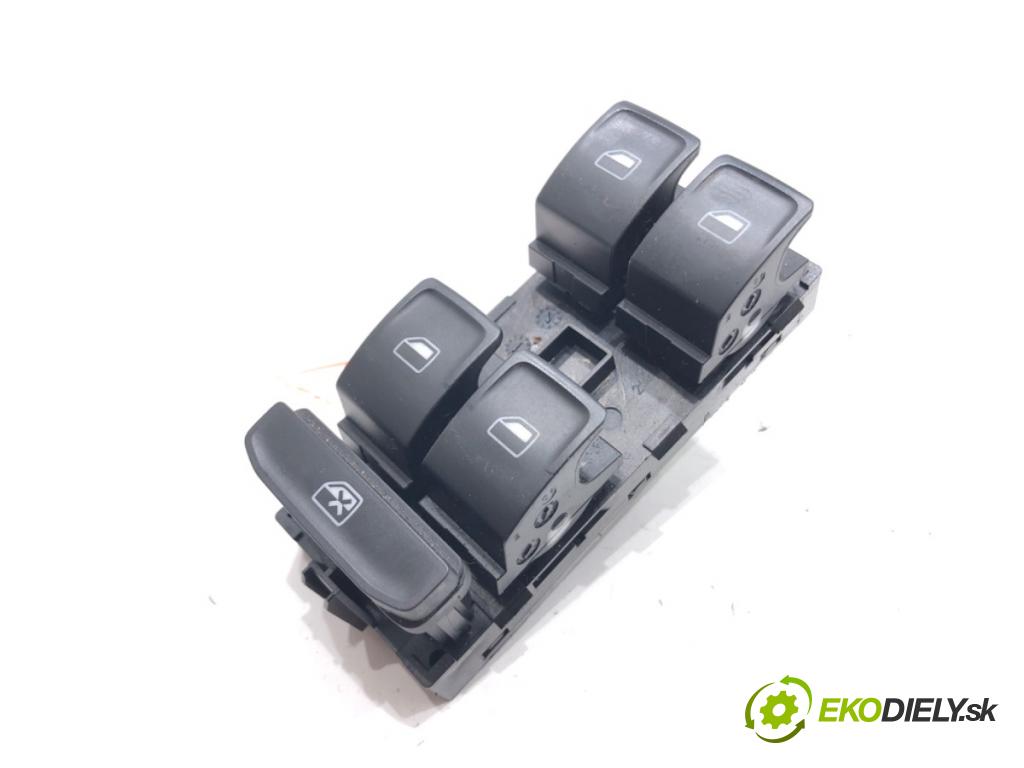 SEAT LEON (5F1) 2012 - 2022    1.6 TDI 77 kW [105 KM] olej napędowy 2012 - 2022  Prepínač okien 5G0959857 (Prepínače, spínače, tlačidlá a ovládače kúrenia)