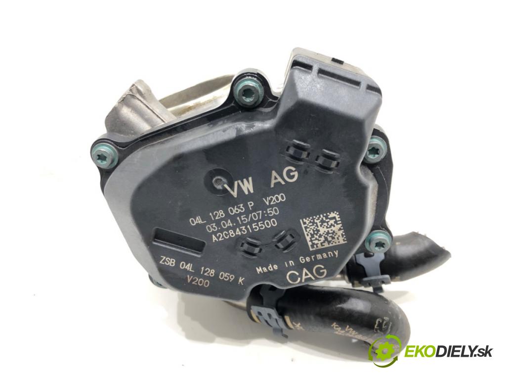 SEAT LEON (5F1) 2012 - 2022    1.6 TDI 77 kW [105 KM] olej napędowy 2012 - 2022  Škrtiaca klapka 04L128063P (Škrtiace klapky)