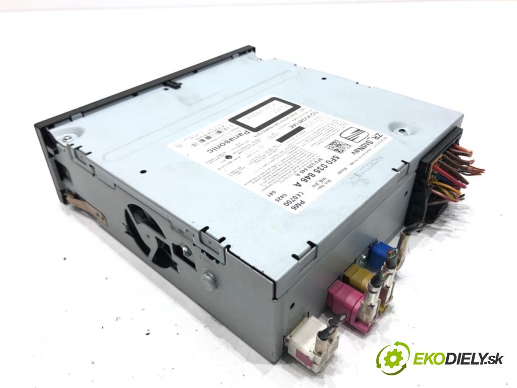 SEAT LEON (5F1) 2012 - 2022    1.6 TDI 77 kW [105 KM] olej napędowy 2012 - 2022  RADIO 5F0035846A (Audio zariadenia)