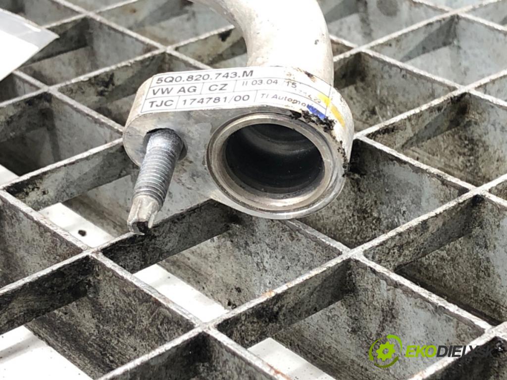 SEAT LEON (5F1) 2012 - 2022    1.6 TDI 77 kW [105 KM] olej napędowy 2012 - 2022  rúrka klimatizácie 5Q0820743M (Rúrky klimatizácie)