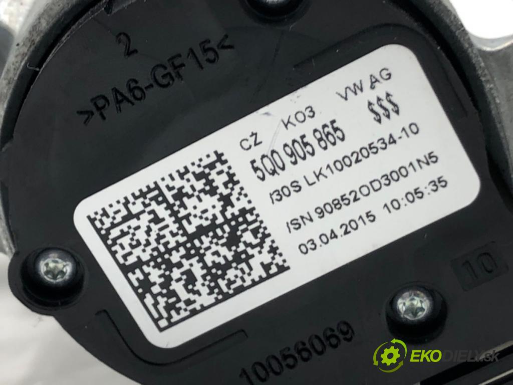 SEAT LEON (5F1) 2012 - 2022    1.6 TDI 77 kW [105 KM] olej napędowy 2012 - 2022  spinačka 5Q0905865 (Spínacie skrinky a kľúče)