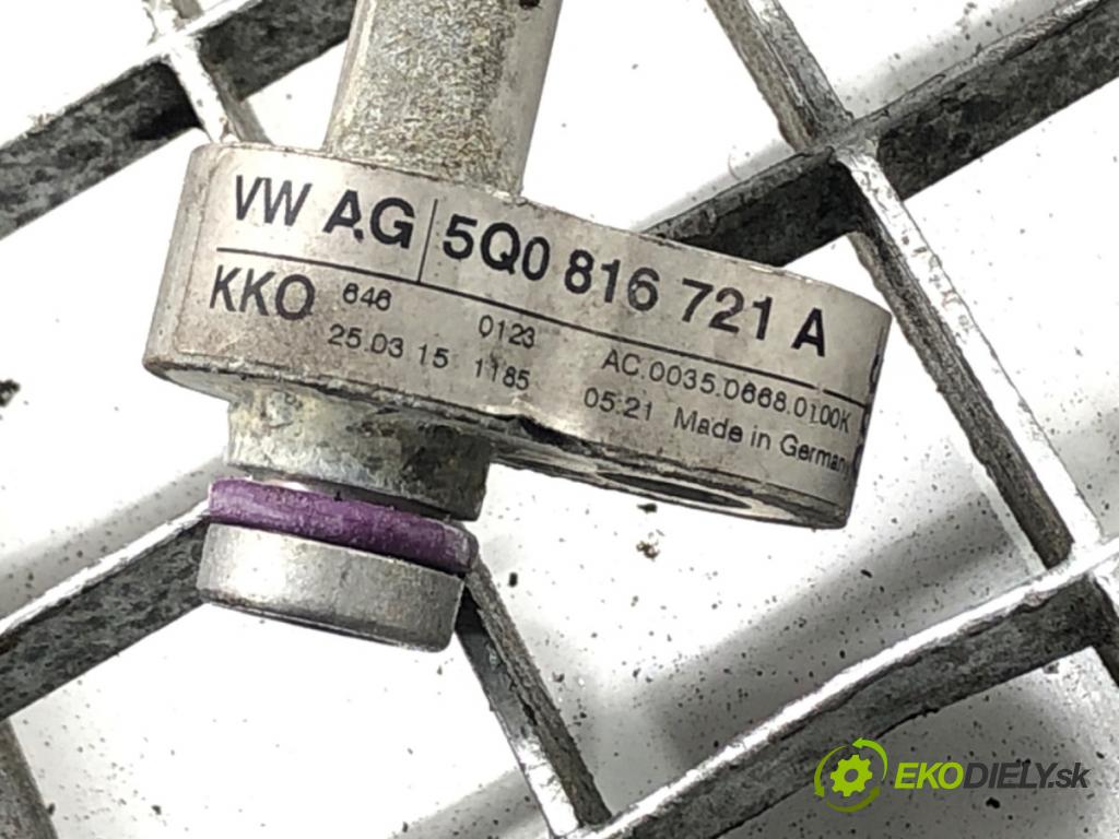 SEAT LEON (5F1) 2012 - 2022    1.6 TDI 77 kW [105 KM] olej napędowy 2012 - 2022  rúrka klimatizácie 5Q0816721A (Rúrky klimatizácie)