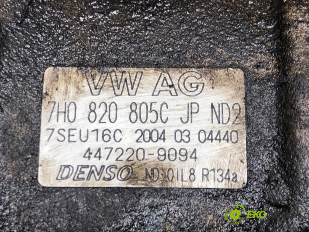 VW TOUAREG (7LA, 7L6, 7L7) 2002 - 2013    5.0 V10 TDI 230 kW [313 KM] olej napędowy 2002 - 2010  kompresor klimatizace 7H0820805C (Kompresory)