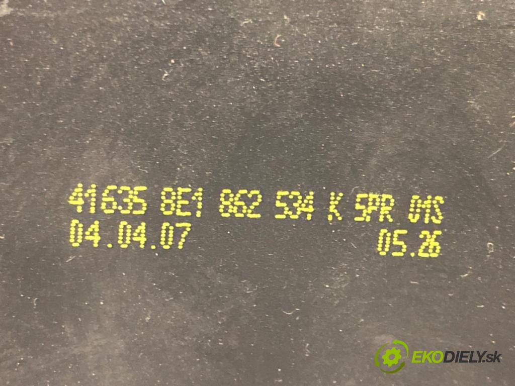 AUDI A4 B7 Avant (8ED) 2004 - 2008    2.0 TDI 125 kW [170 KM] olej napędowy 2006 - 2008  Držiak na nápoje 8E1862534K (Úchyty, držiaky na nápoje)
