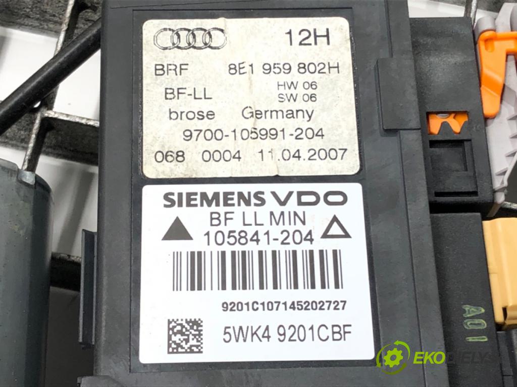 AUDI A4 B7 Avant (8ED) 2004 - 2008    2.0 TDI 125 kW [170 KM] olej napędowy 2006 - 2008  mechanismus okna pravý přední část 8E1959802H