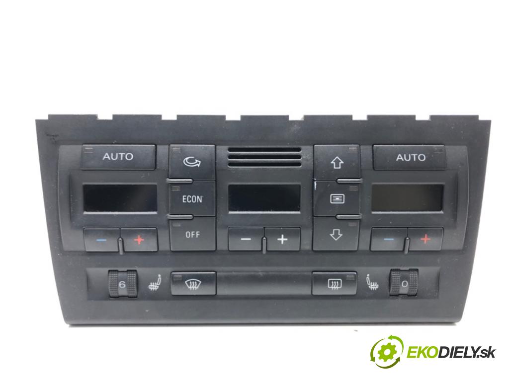 AUDI A4 B7 Avant (8ED) 2004 - 2008    2.0 TDI 125 kW [170 KM] olej napędowy 2006 - 2008  Panel ovládania kúrenia 8E0820043BM (Prepínače, spínače, tlačidlá a ovládače kúrenia)