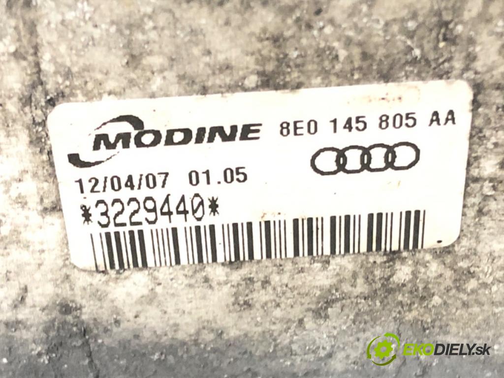 AUDI A4 B7 Avant (8ED) 2004 - 2008    2.0 TDI 125 kW [170 KM] olej napędowy 2006 - 2008  intercooler 8E0145805AA (Chladiče nasávaného vzduchu (intercoolery))