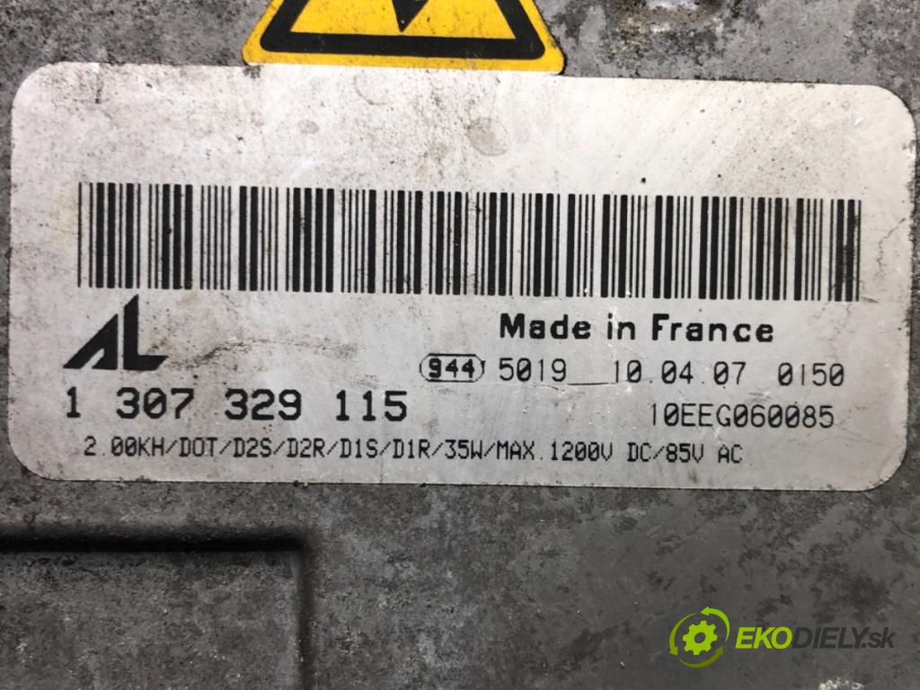 AUDI A4 B7 Avant (8ED) 2004 - 2008    2.0 TDI 125 kW [170 KM] olej napędowy 2006 - 2008  Menič XENON 1307329115 (Riadiace jednotky xenónu)