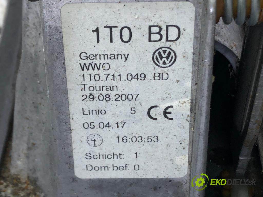 VW CADDY IV Nadwozie pełne/minivan (SAA, SAH) 2015 - 2022    2.0 TDI 55 kW [75 KM] olej napędowy 2015 - 2020  Kulisa 1T0711049BD (Rýchlostné páky / kulisy)