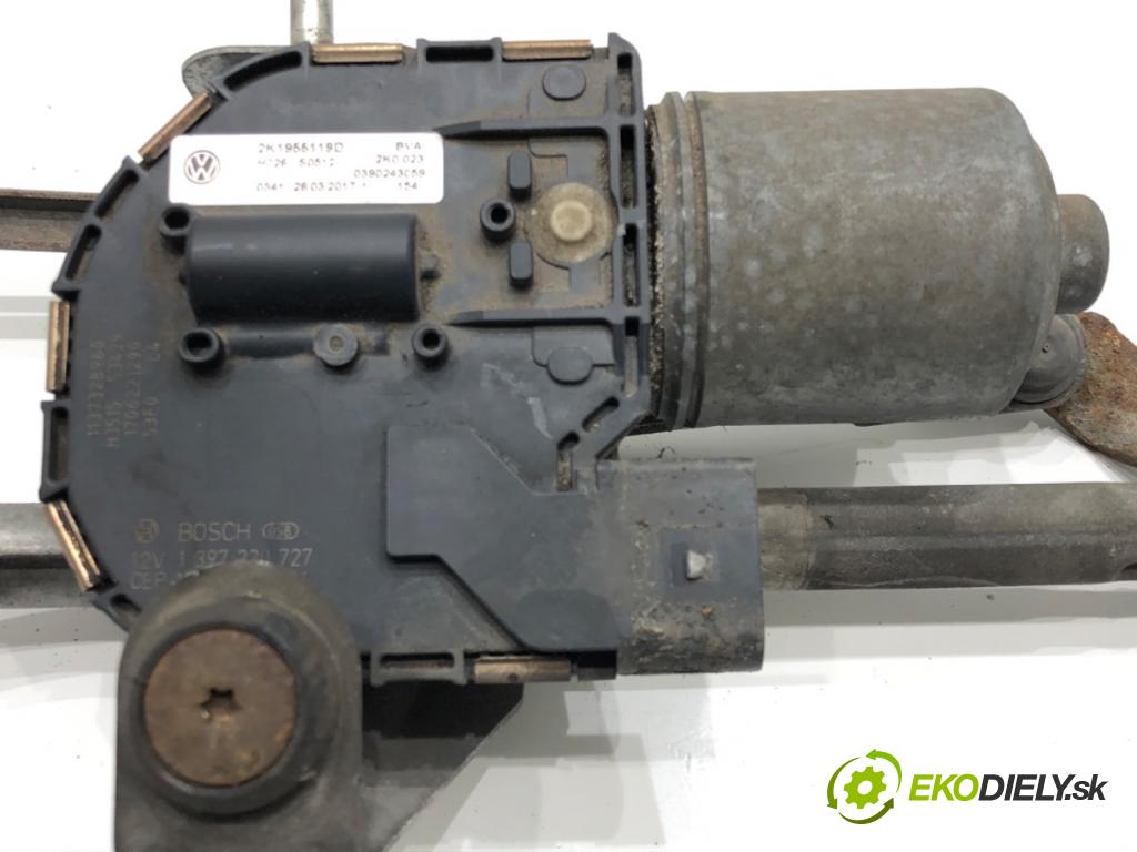 VW CADDY IV Nadwozie pełne/minivan (SAA, SAH) 2015 - 2022    2.0 TDI 55 kW [75 KM] olej napędowy 2015 - 2020  Mechanizmus stieračov predný 2K1955023H 3397021968 (Motorčeky stieračov predné)