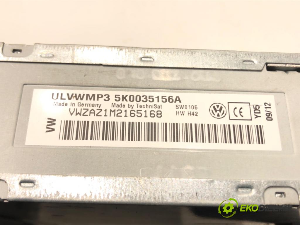 VW CADDY IV Nadwozie pełne/minivan (SAA, SAH) 2015 - 2022    2.0 TDI 55 kW [75 KM] olej napędowy 2015 - 2020  RADIO 5K0035156A (Audio zariadenia)