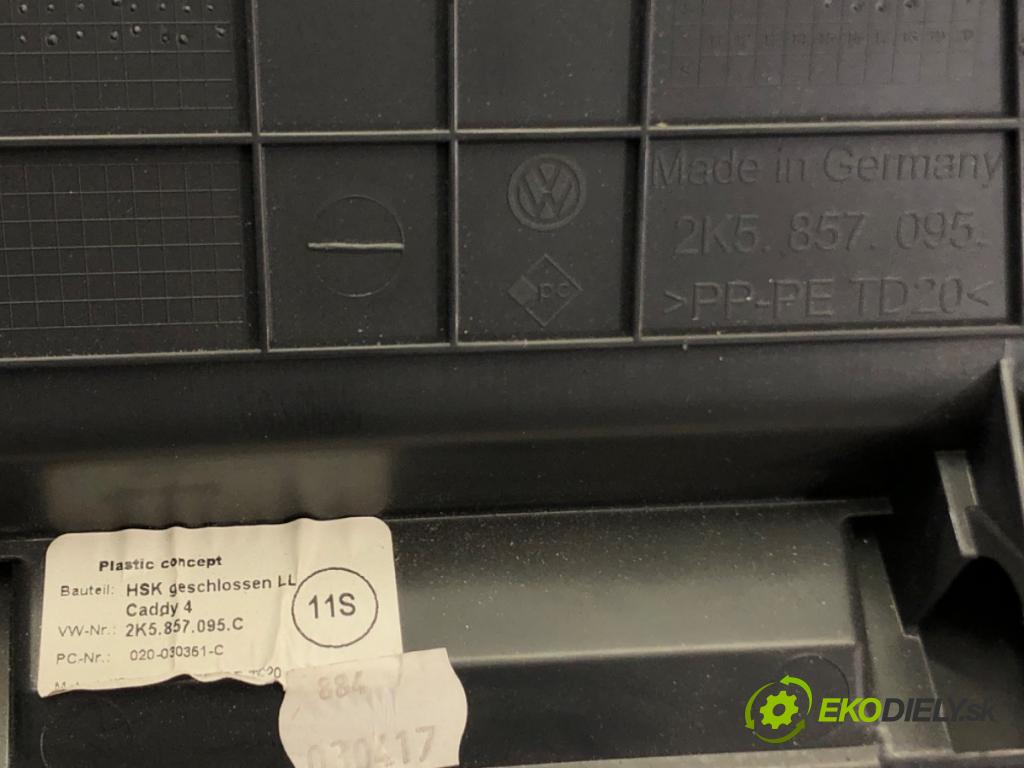 VW CADDY IV Nadwozie pełne/minivan (SAA, SAH) 2015 - 2022    2.0 TDI 55 kW [75 KM] olej napędowy 2015 - 2020  Priehradka, kastlík spolujazdca 2K5857095 (Priehradky, kastlíky)