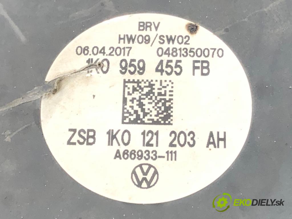 VW CADDY IV Nadwozie pełne/minivan (SAA, SAH) 2015 - 2022    2.0 TDI 55 kW [75 KM] olej napędowy 2015 - 2020  ventilátor chladiče 1K0959455FB (Ventilátory)