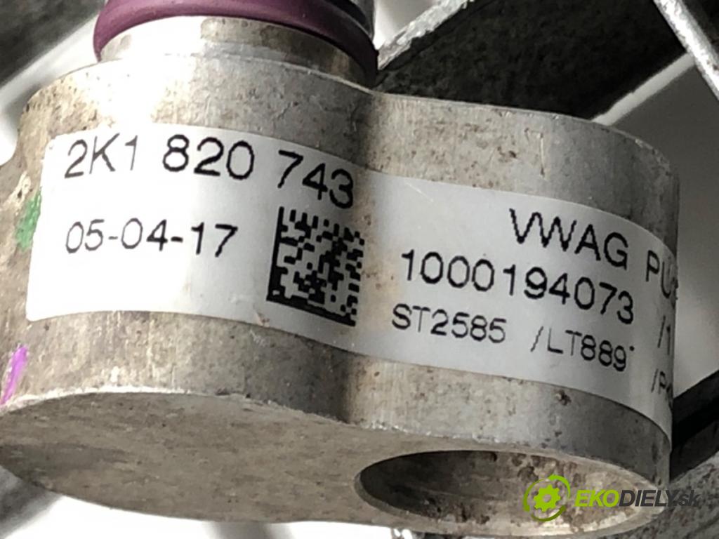 VW CADDY IV Nadwozie pełne/minivan (SAA, SAH) 2015 - 2022    2.0 TDI 55 kW [75 KM] olej napędowy 2015 - 2020  rúrka klimatizácie 2K1820743 (Rúrky klimatizácie)