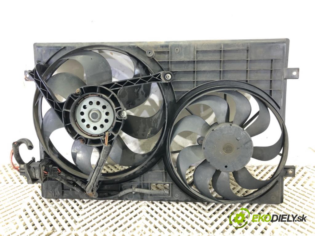 VW POLO (9N_, 9A_) 2001 - 2014    1.2 12V 47 kW [64 KM] benzyna 2001 - 2007  ventilátor chladiče 6Q0121207F (Ventilátory)