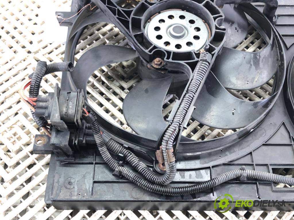 VW POLO (9N_, 9A_) 2001 - 2014    1.2 12V 47 kW [64 KM] benzyna 2001 - 2007  ventilátor chladiče 6Q0121207F (Ventilátory)
