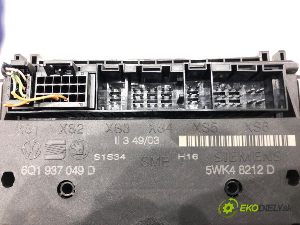 VW POLO (9N_, 9A_) 2001 - 2014    1.2 12V 47 kW [64 KM] benzyna 2001 - 2007  Modul komfortu 6Q1937049D (Moduly komfortu)