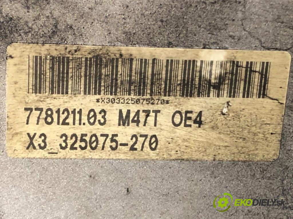 BMW 3 (E90) 2004 - 2012    320 d 120 kW [163 KM] olej napędowy 2004 - 2011  motor M47D20 (Motory (kompletní))