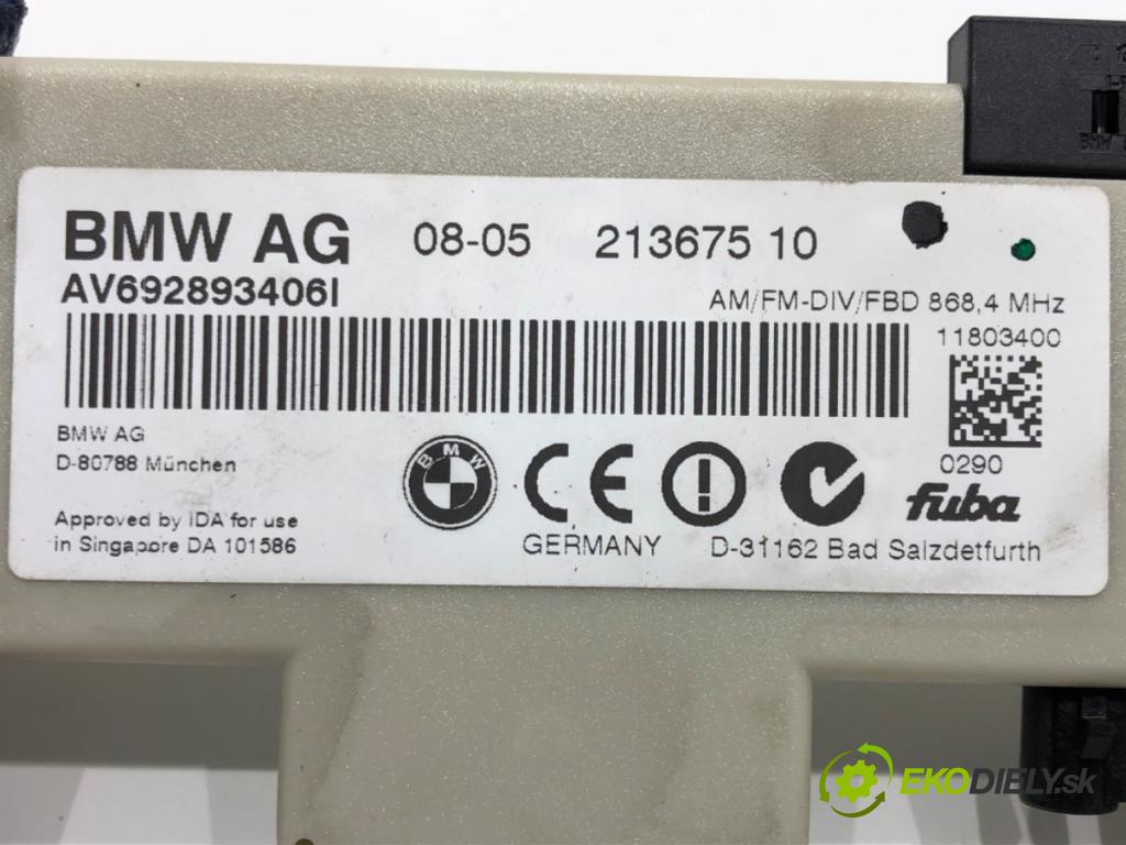 BMW 3 (E90) 2004 - 2012    320 d 120 kW [163 KM] olej napędowy 2004 - 2011  Zosilňovač Antenní: 6928934 (Zosilňovače)