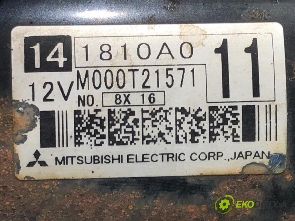 MITSUBISHI OUTLANDER II (CW_W) 2006 - 2012    2.4 4WD (CW5W) 125 kW [170 KM] benzyna 2007 - 2012  Štartér M000T21571 (Štartéry)
