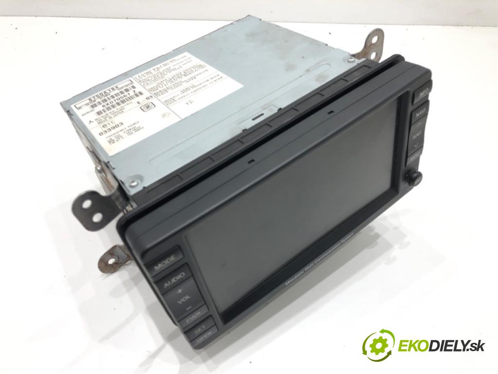 MITSUBISHI OUTLANDER II (CW_W) 2006 - 2012    2.4 4WD (CW5W) 125 kW [170 KM] benzyna 2007 - 2012  RADIO Navigácia 8750A184 (Audio zariadenia)