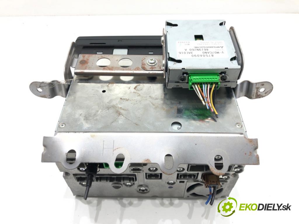 MITSUBISHI OUTLANDER II (CW_W) 2006 - 2012    2.4 4WD (CW5W) 125 kW [170 KM] benzyna 2007 - 2012  RADIO Navigácia 8750A184 (Audio zariadenia)