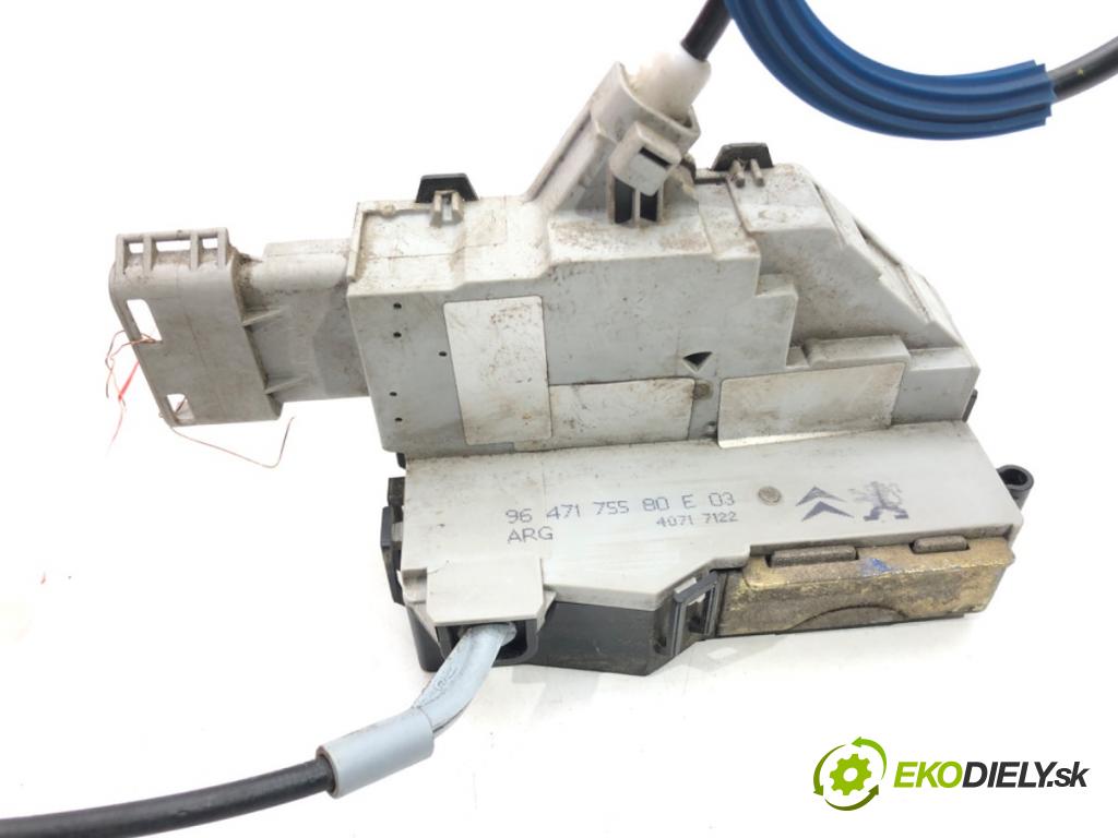 CITROEN C4 I (LC_) 2004 - 2014    1.6 HDi 80 kW [109 KM] olej napędowy 2004 - 2011  zámok dveře levý zadní část 9647175580
