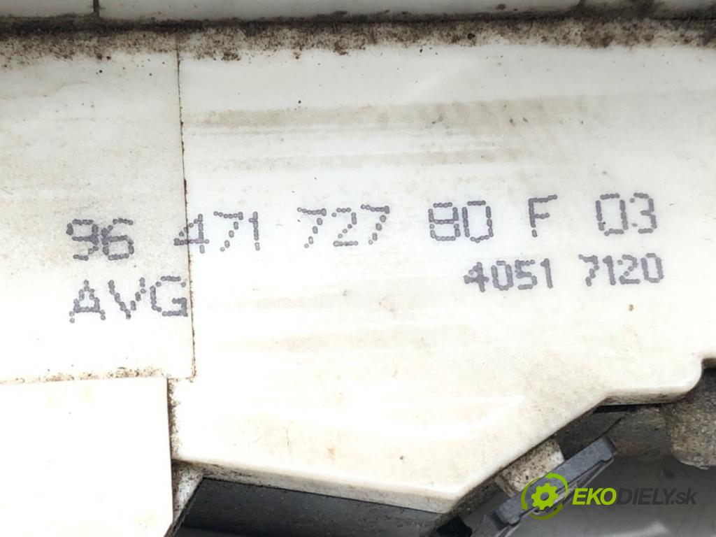 CITROEN C4 I (LC_) 2004 - 2014    1.6 HDi 80 kW [109 KM] olej napędowy 2004 - 2011  zámok dveře levý přední část 9647172780