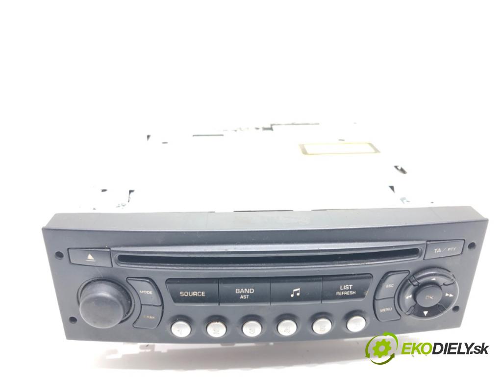 CITROEN C4 I (LC_) 2004 - 2014    1.6 HDi 80 kW [109 KM] olej napędowy 2004 - 2011  RADIO 7643146392 (Audio zariadenia)