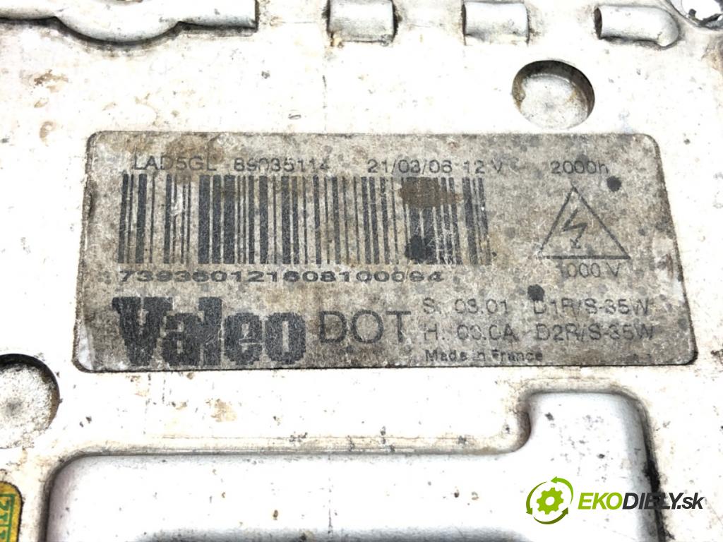 CITROEN C4 I (LC_) 2004 - 2014    1.6 HDi 80 kW [109 KM] olej napędowy 2004 - 2011  Menič XENON 89035114 (Riadiace jednotky xenónu)