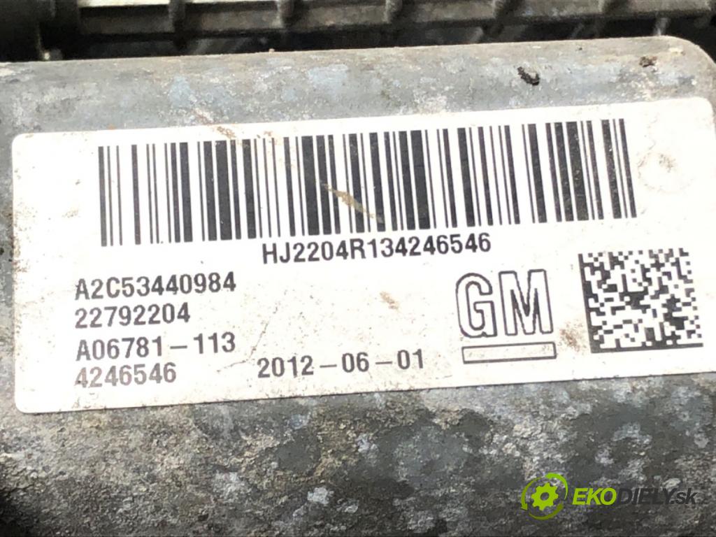 OPEL INSIGNIA A (G09) 2008 - 2017    2.0 CDTI (68) 118 kW [160 KM] olej napędowy 2008 - 2017  Mechanizmus brzdy ručnej brzdy 22792204 (Ručné brzdy)