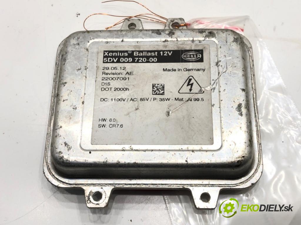 OPEL INSIGNIA A (G09) 2008 - 2017    2.0 CDTI (68) 118 kW [160 KM] olej napędowy 2008 - 2017  Menič XENON 5DV009720 (Riadiace jednotky xenónu)