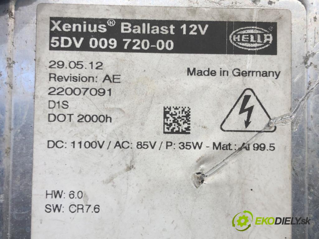 OPEL INSIGNIA A (G09) 2008 - 2017    2.0 CDTI (68) 118 kW [160 KM] olej napędowy 2008 - 2017  Menič XENON 5DV009720 (Riadiace jednotky xenónu)