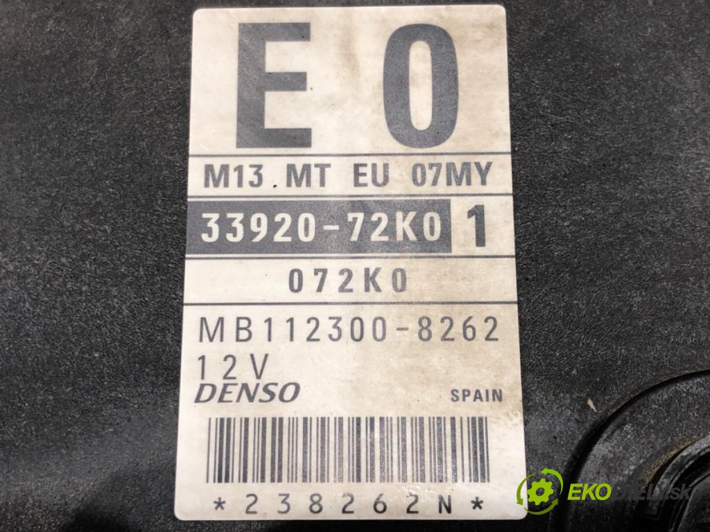 SUZUKI SWIFT III (MZ, EZ) 2005 - 2022    1.3 (RS 413) 68 kW [92 KM] benzyna 2005 - 2022  riadiaca jednotka Motor 33920-72K0 (Riadiace jednotky)