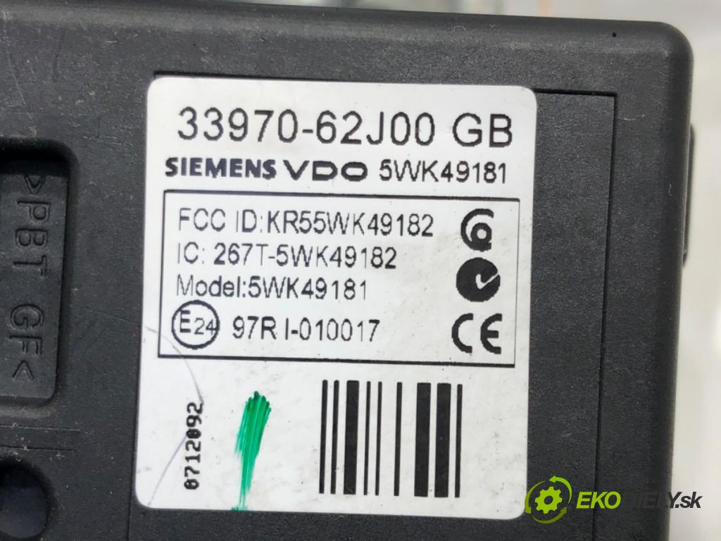 SUZUKI SWIFT III (MZ, EZ) 2005 - 2022    1.3 (RS 413) 68 kW [92 KM] benzyna 2005 - 2022  spinačka 33970-62J00 (Spínacie skrinky a kľúče)
