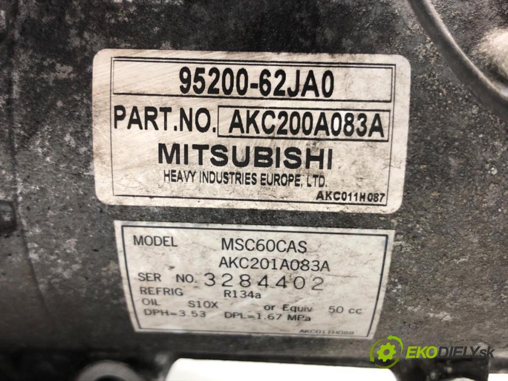 SUZUKI SWIFT III (MZ, EZ) 2005 - 2022    1.3 (RS 413) 68 kW [92 KM] benzyna 2005 - 2022  kompresor klimatizace 95200-62JA0 (Kompresory)
