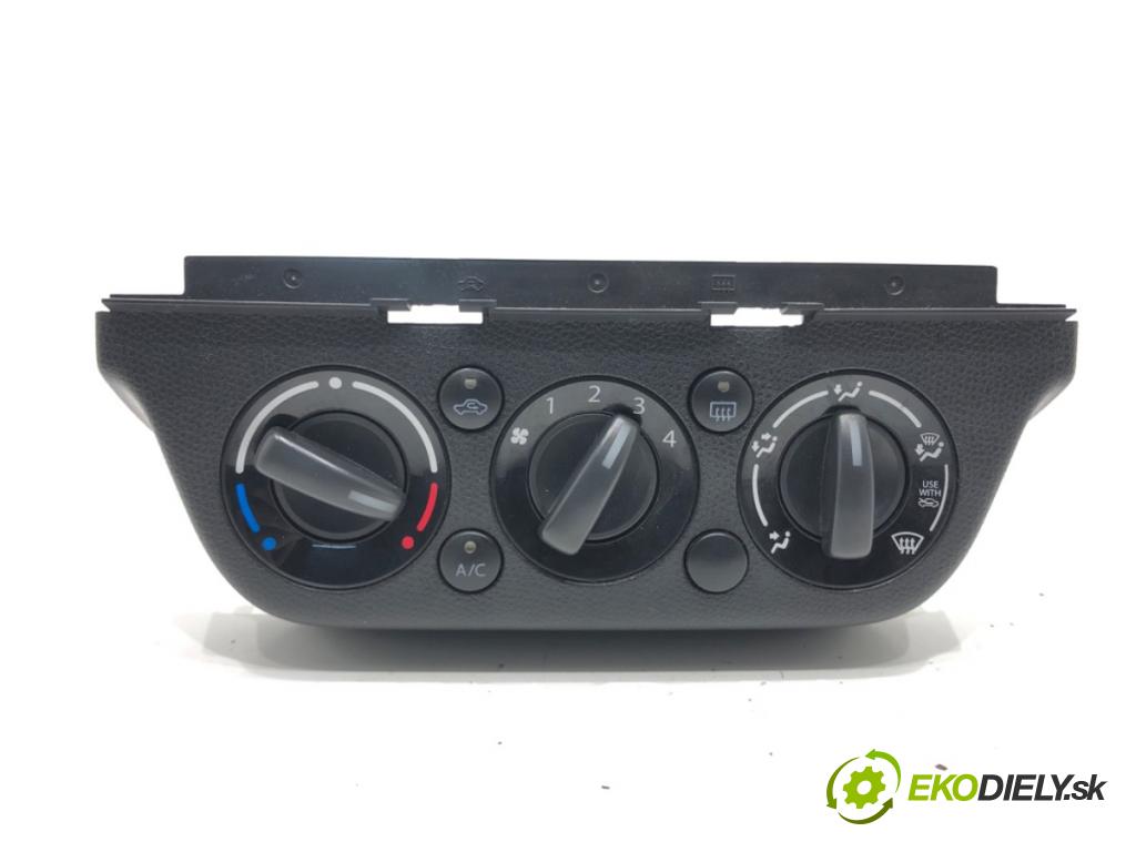 SUZUKI SWIFT III (MZ, EZ) 2005 - 2022    1.3 (RS 413) 68 kW [92 KM] benzyna 2005 - 2022  Panel ovládania kúrenia  (Prepínače, spínače, tlačidlá a ovládače kúrenia)