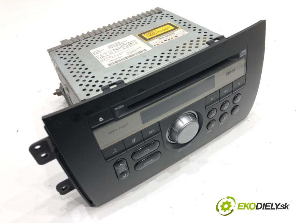 FIAT SEDICI (189_) 2006 - 2014    1.9 D Multijet 88 kW [120 KM] olej napędowy 2006 - 2011  RADIO 39101-79J0 (Audio zariadenia)