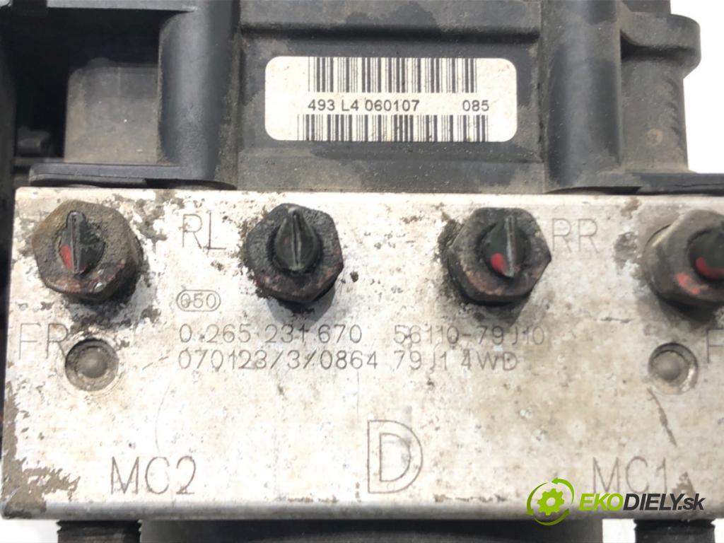 FIAT SEDICI (189_) 2006 - 2014    1.9 D Multijet 88 kW [120 KM] olej napędowy 2006 - 2011  Pumpa ABS 56110-79J10 (Pumpy ABS)